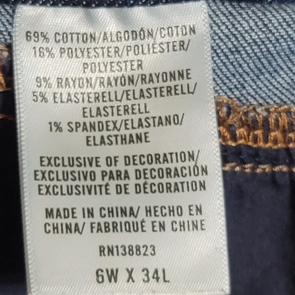 Idyllwind Dark Blue Flare Jeans - Picture 8 of 9